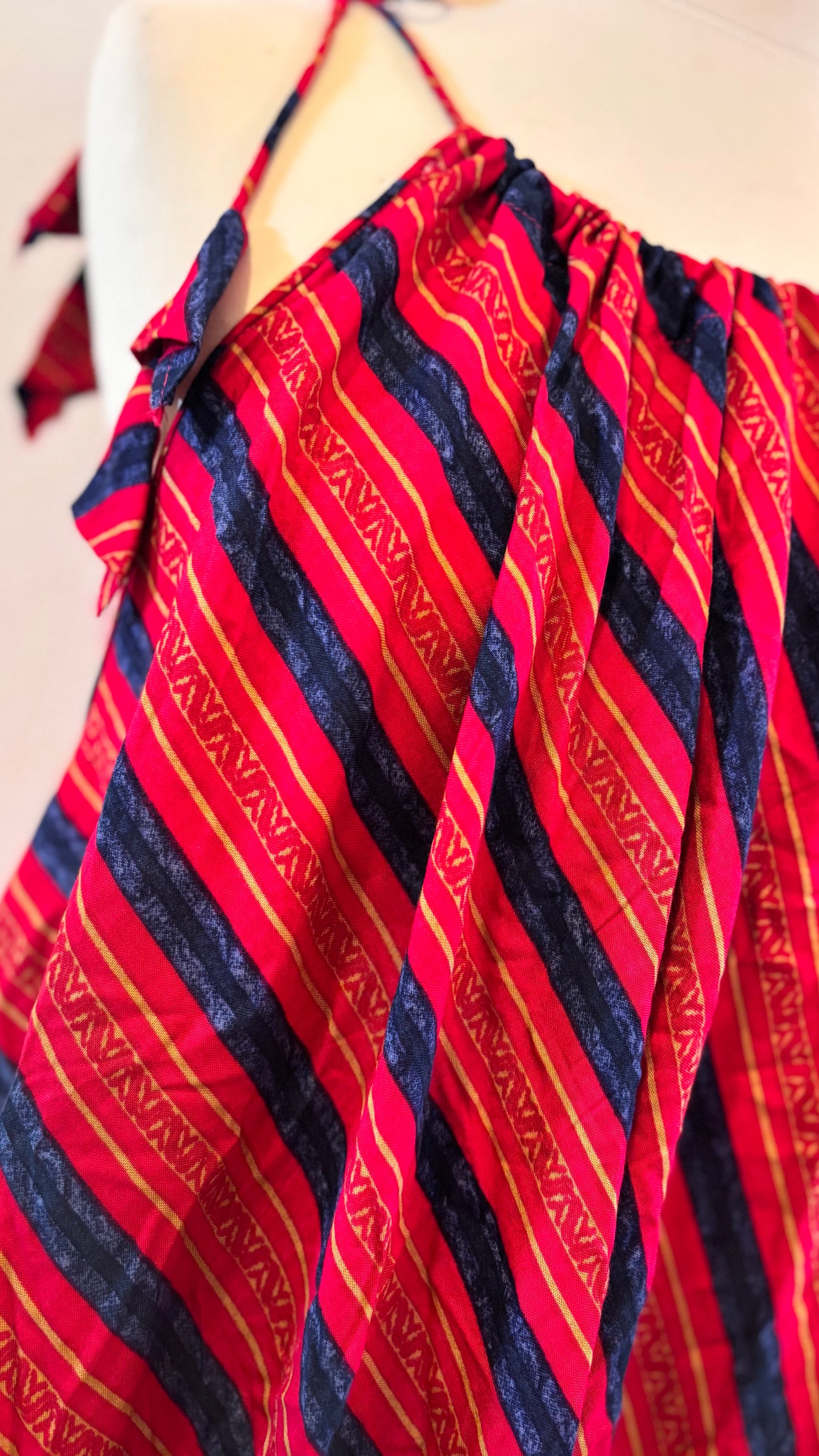 Summer strip dress
