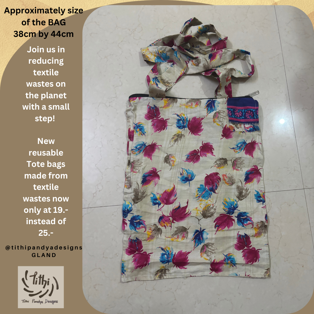 Reusable tote bag