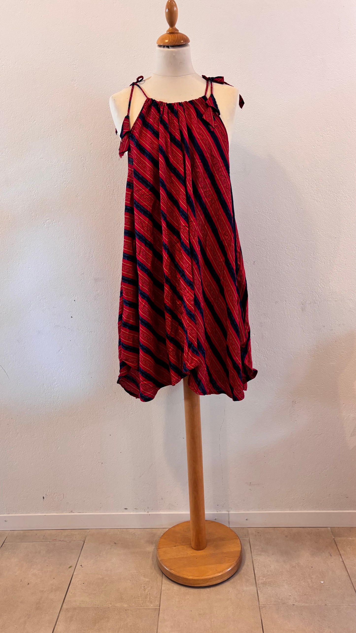 Summer strip dress
