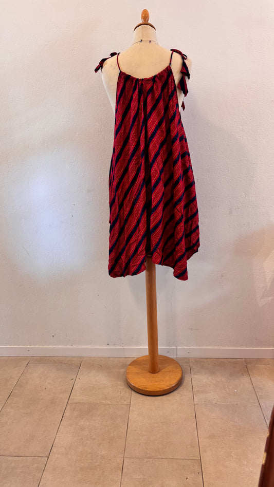 Summer strip dress
