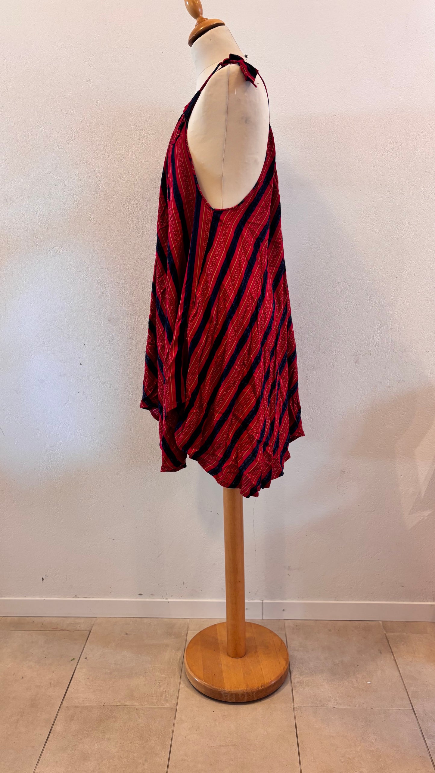 Summer strip dress