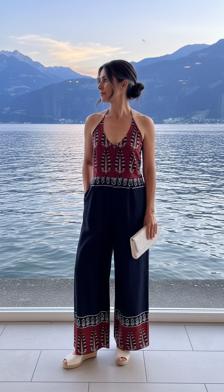 Pure Cotton Saree Jumpsuit