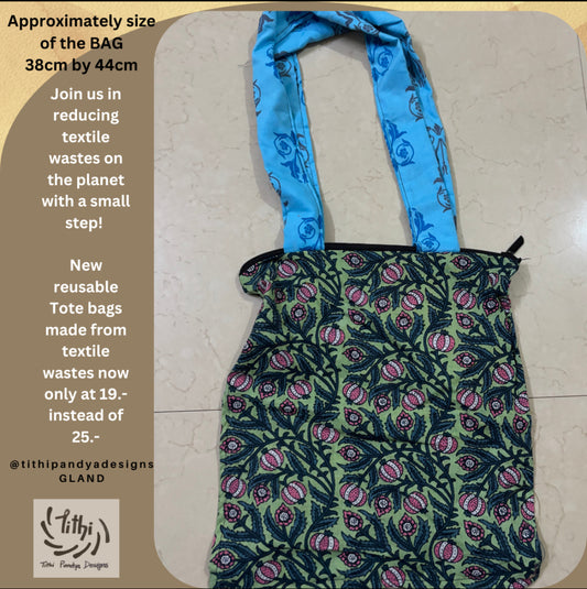 Reusable tote bag