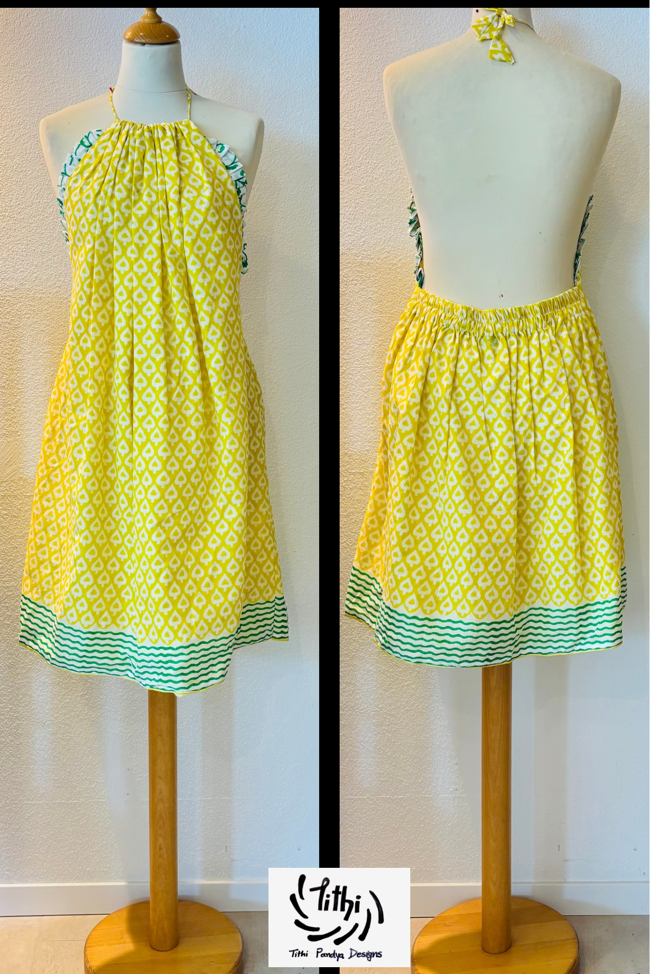 Halter neck dress