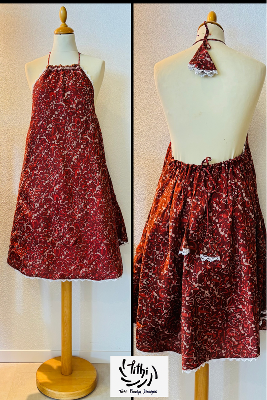 Halter neck dress