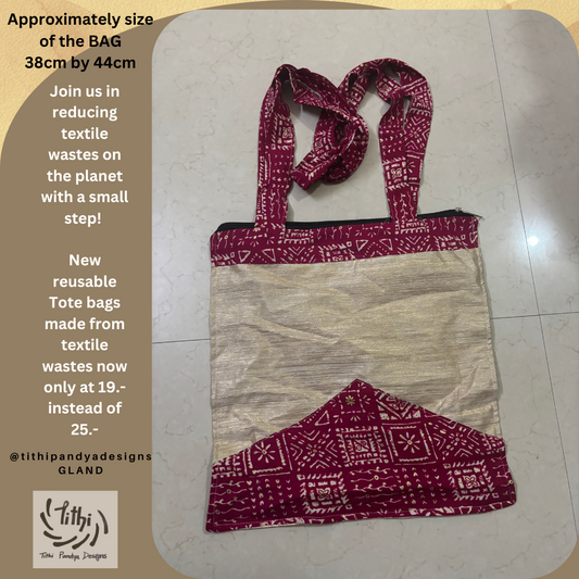 Reusable tote bag
