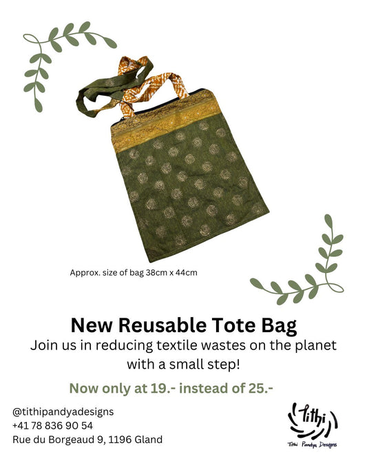Reusable tote bag